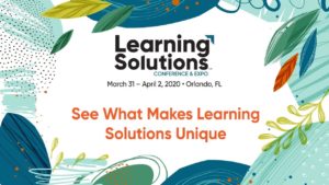 Join me at Learning Solution 2020